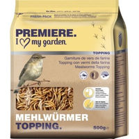 Produktbild von Premiere Mehlwürmer Topping Insektenfutter für Wildvögel 500g - 500 g