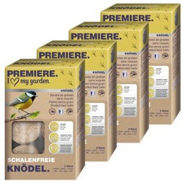 Premiere Meisenknödel für Meisen und Wildvögel schalenfrei 2000g - 4 x 500 g – Bild 1 von 1
