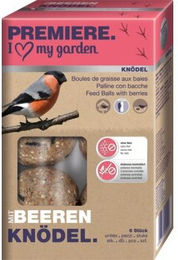 PREMIERE Meisenknödel mit Beeren für Wildvögel 6er Pack – Bild 1 von 2