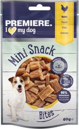 Premiere Mini Bites Huhn Belohnungssnack für kleine Hunde Adult 10x60g - 10 x 60 g – Bild 1 von 3