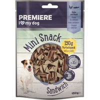 Produktbild von PREMIERE Mini Kausnack Sandwich Huhn mit Fisch 150 g