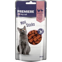 Produktbild von Premiere Mini Sticks Huhn und Ente Getreidefrei und Ohne Zucker 7x50 g - 7 x 50 g