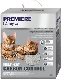 Produktbild von PREMIERE Multi-Cat Klumpstreu mit Aktivkohle 10 l