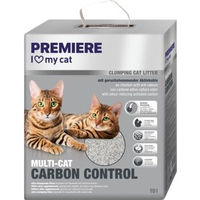 Produktbild von PREMIERE Multi-Cat Klumpstreu mit Aktivkohle 10 l