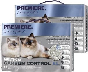 Premiere Multi-Cat XL Klumpstreu mit Aktivkohle 3x12 l - 3 x 12 l – Bild 1 von 1