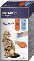 Produktbild von Premiere My Cream Katzenfutter Thunfisch Huhn Seelachs 24x15g - 24 x 15 g