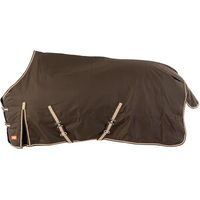 Produktbild von Premiere Outdoor-Pferdedecke aus Polyester in Braun 165/125 cm mit 50g Füllung