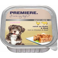 Produktbild von Premiere Petit Pâté Junior Katzenpastete Geflügel und Rind getreidefrei 22x150 g - 22 x 150 g