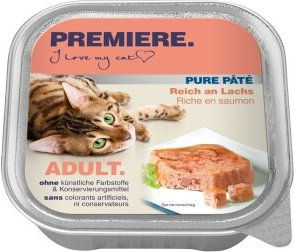 Produktbild von Premiere Pur Paté Adult Lachs Getreidefrei 16x100 g - 16 x 100 g