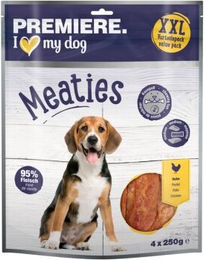 Premiere Pure Meaties Hundetrockenfleisch Huhn XXL 4x250g Vorteilspack mit hohem Fleischanteil - 4 x 250 g – Bild 1 von 2