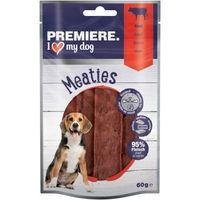 Produktbild von Premiere Pure Meaties Trockenfleisch Rind Monoprotein 6x60g - 6 x 60 g