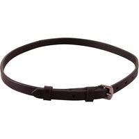 Produktbild von Premiere Reithalfterriemen aus Leder für Pferde in Schwarz