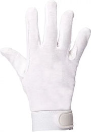 Premiere Reithandschuhe aus Baumwolle Weiß Größe XS – Bild 1 von 5