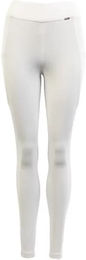 Premiere Reitleggings Bouvardia Damen Reithose mit Vollgrip Silikonbesatz Weiß Größe 42 – Bild 1 von 2