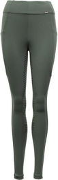 Produktbild von Premiere Reitleggings für Kinder mit Silikonbesatz Bitterroot Grün