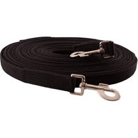 Produktbild von Premiere Reitlonge doppelt aus Baumwolle mit Karabinerhaken in Schwarz - 16 m