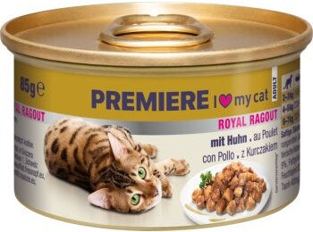 Premiere Royal Ragout Huhn Stückchen in Sauce 18x85 g Katzenfutter – Bild 1 von 2