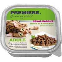 Produktbild von Premiere Royal Ragout Kaninchen Stückchen in Sauce ohne Konservierungsstoffe 32x100 g