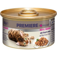 Produktbild von Premiere Royal Ragout Rind und Huhn Stückchen in Sauce 36x85 g
