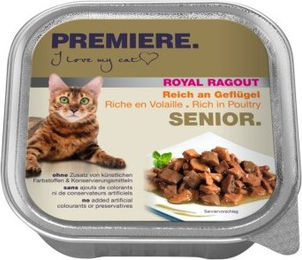 Produktbild von Premiere Royal Ragout Senior Katzenfutter Stückchen in Sauce 64x100 g