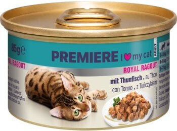 Premiere Royal Ragout Thunfisch Katzenfutter 72x85 g – Bild 1 von 3