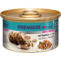 Produktbild von Premiere Royal Ragout Thunfisch Katzenfutter 72x85 g