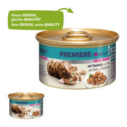 Premiere Royal Ragout Thunfisch Stückchen in Sauce 18x85 g Katzenfutter – Bild 1 von 2