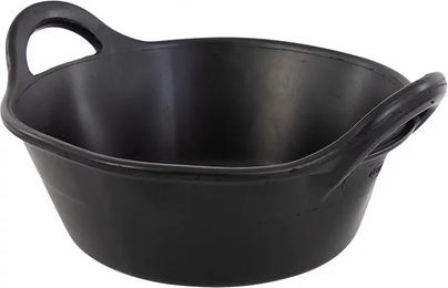 Premiere Runder Gummifuttertrog für Pferde in Schwarz - 20 l – Bild 1 von 1