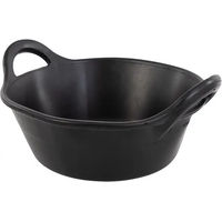Produktbild von Premiere Runder Gummifuttertrog für Pferde in Schwarz - 20 l