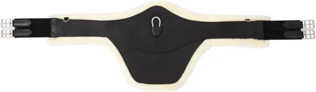 Produktbild von Premiere Sattelgurt aus Leder in Schwarz 135 cm