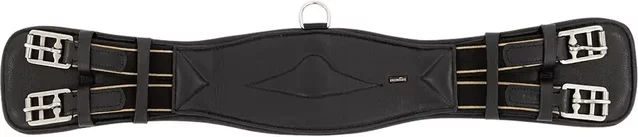 Premiere Sattelgurt Perpignan aus Leder in Schwarz 50 cm – Bild 1 von 3