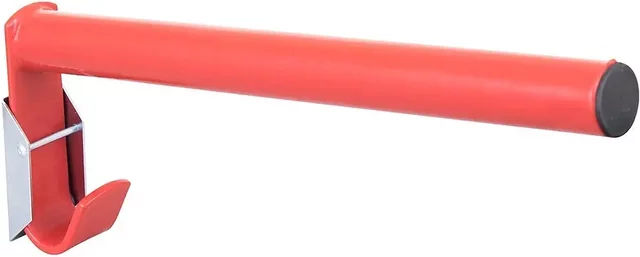 Premiere Sattelhalter aus zusammenklappbarem Rohr in Rot – Bild 1 von 2