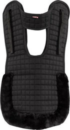 Premiere Sattelunterlage Pony Artificial Fur mit Ausschnitt Schwarz – Bild 1 von 3