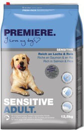 Produktbild von Premiere Sensitive Adult Hundefutter Lachs glutenfrei 12,5 kg - 12,5 kg