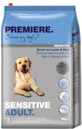 Produktbild von Premiere Sensitive Adult Katzenfutter Lachs glutenfrei 4 kg - 4 kg