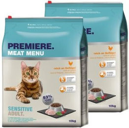 Produktbild von Premiere Sensitive Geflügel Hundefutter ohne Zucker 2x10 kg - 2 x 10 kg