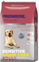Produktbild von Premiere Sensitive Getreidefreies Hundefutter Adult Rind 12 kg - 12 kg