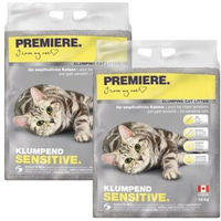 Produktbild von Premiere Sensitive Klumpstreu unparfümiert 2x12 kg - 2 x 12 kg