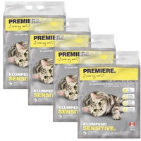 Produktbild von Premiere Sensitive Klumpstreu unparfümiert 4x12 kg - 4 x 12 kg