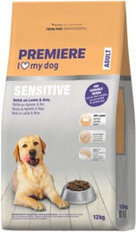 Premiere Sensitive Trockenfutter Hund Adult Lamm und Reis glutenfrei 12 kg – Bild 1 von 1