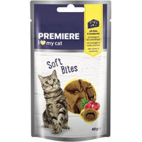 Produktbild von Premiere Soft Bites Kauartikel Käse und Cranberries für erwachsene Tiere ohne Zucker 3x40 g - 3 x 40 g
