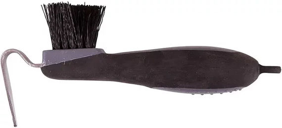 Premiere Soft Grip Klauenpfleger für Pferde aus Metall in Schwarz – Bild 1 von 2