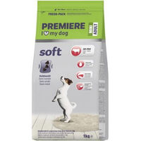 Produktbild von Premiere Soft Trockenfutter Hund Adult Mini Rind 1 kg