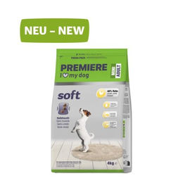 Produktbild von PREMIERE Soft Trockenfutter Hund Mini Adult Rind und Geflügel mit hohem Fleischanteil 4 kg - 4 kg