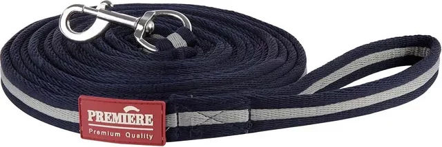 Produktbild von Premiere Softgrip Longe zum Reiten mit Karabinerhaken in Blau