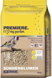 Produktbild von PREMIERE Sonnenblumenkerne geschält für Wildvögel und Meisen 3 kg - 3 kg