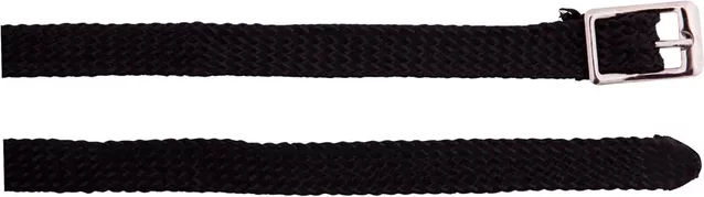 Premiere Sporenriemen aus Nylon in Schwarz mit Schnallenverschluss – Bild 1 von 2
