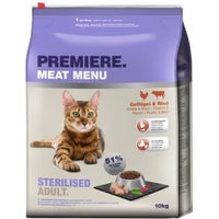 Produktbild von Premiere Sterilised Katzenfutter Adult Geflügel und Rind 10 kg - 10 kg