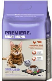 Produktbild von Premiere Sterilised Katzenfutter Adult Geflügel und Rind 4 kg - 4 kg