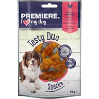 Produktbild von Premiere Tasty Duo Nassfutter Huhn mit Süßkartoffel für Katzen Adult 7x70g - 7 x 70 g